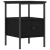 vidaXL Nachttisch Schwarz 34x36x50 cm Holzwerkstoff Produktbild-Vorschau 2