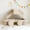 Spielsofa Beige 10-teilig, 120 cm lang, aus Produktbild-Vorschau 2
