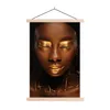 MuchoWow® Textilposter Schwarz und Gold - Schmuck 40x60 cm Produktbild-Vorschau 1