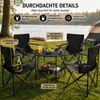 BigDean Camping Set klappbar – 4x Campingstühle + 1x Produktbild-Vorschau 3