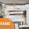 Skleněná kuchyňská skříňka Vicco Fame-Line Bordó červená Náhled obrázku produktu 6