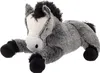 A plush toy horse lying down on a white background. Produktbild-Vorschau