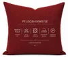 Kissenbezug 40x40 bordeaux Kissenhülle Struktur Leinenoptik Produktbild-Vorschau 3