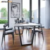 Dining room interior with a modern dining table and chairs. Produktbild-Vorschau