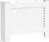vidaXL Kryt radiátora biely 112 × 19 × 81,5 cm MDF Náhľad obrázku produktu 1