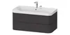 Waschtischunterbau HAPPY D.2 PLUS 975x490mm m UB e Hahnloch Produktbild-Vorschau 3