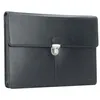 Esquire Leder Aktentasche Oxford Document Case Black Produktbild-Vorschau 6