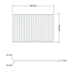 Edestahl Grillrost 55x37cm aus europäischem Edelstahl, Produktbild-Vorschau 5