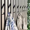 8 Kleiderhaken für Akustikpaneele, Doppelhaken, schwarz Productafbeelding-voorbeeld