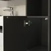 Badschrank Vicco Edge Schwarz 30 x 189.5 cm mit 2 Türen und Produktbild-Vorschau 5