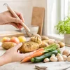 Obst und Gemüsebürsten Set mit Naturborsten aus Holz und Produktbild-Vorschau 2