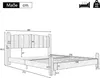 Flieks čalouněná postel 180x200cm s roštem, postel pro Náhled obrázku produktu 6