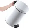 Odpadkový koš KADAX "Melfi", pedálový koš z bílé oceli, 14 Náhled obrázku produktu 5