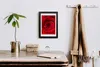 Bild 20x30 MDF-Rahmen, Wandkunst Rote Rose Produktbild-Vorschau 3