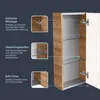 FACKELMANN Hängeschrank MILANO / Badschrank mit Soft-Close Produktbild-Vorschau 3