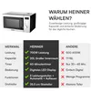 Heinner HMW-D2060SS, Blat, Mikrofalówka Solo, 20 l, 700 W, Podgląd zdjęcia produktu 8