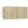 vidaXL 7-tlg. TV-Schrank-Set Sonoma-Eiche Holzwerkstoff -  Produktbild-Vorschau 8