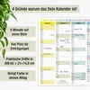 Tafelkalender 2027 Bunt DIN A5 3er Set Halbjahreskalender Produktbild-Vorschau 2