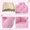 HOMCOM Kindersofa mit Ottomane Kindersessel Prinzessinnen Produktbild-Vorschau 4