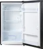 An open, empty mini-refrigerator. Náhled obrázku produktu