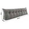 Rückenkissen Lendenkissen Lesekissen für Bett Sofa Couch Produktbild-Vorschau 7