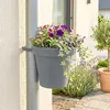 Vaso da fiori per tubo dell'acqua piovana - grigio - vaso Anteprima dell’immagine prodotto 7