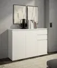 Sideboard Brest - 119x35x84cm - 3 Türen und 2 Schubladen - Produktbild-Vorschau 12