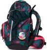 A side view of a child's backpack with a colorful, abstract pattern. Náhled obrázku produktu