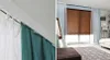 Einläufige Deckenschiene PVC Gardinenstange 120 cm Produktbild-Vorschau 3