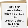 Mr. & Mrs. Panda Grußkarte Spruch Bruderverständnis - Weiß Produktbild-Vorschau 1