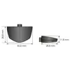LED-Kennzeichenbeleuchtung Speed ABS schwarz Produktbild-Vorschau 3