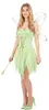 Costume da fata sexy elfo verde lime-oro - S Anteprima dell’immagine prodotto 4