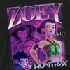 K-Pop Demon Hunters - "Huntr/X" T-shirt voor heren/dames, Productafbeelding-voorbeeld 3