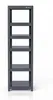 Scaffale metallico stretto color antracite: JOHNNY, 1800 x Anteprima dell’immagine prodotto 2