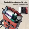 Borsa portapacchi Wiltec rossa, portapacchi per bicicletta Anteprima dell’immagine prodotto 5