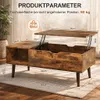 Sweetcrispy Couchtisch Höhenverstellbar, Qualität Produktbild-Vorschau 5