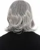 WIG ME UP Perücke Herren lang grau Mittelscheitel gewellt Produktbild-Vorschau 6