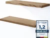 LAMO Manufaktur 2 Stück Wandregal aus Holz mit unsichtbarer Produktbild-Vorschau 1