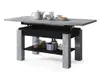 All4All Couchtisch Astra BETONOPTIK + SCHWARZ , Kaffeetisch Produktbild-Vorschau 2