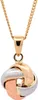 Anhänger Knoten mit 1,1 mm Goldkette 55 cm 585-14 Karat Produktbild-Vorschau 8