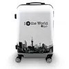 Bituxx Kofferset 3teilig Design Fly the World White Produktbild-Vorschau 4