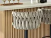 Designová barová židle KRISMAR - béžová / černá Náhled obrázku produktu 13