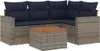 vidaXL 5-częściowa sofa ogrodowa z poduszkami z szarego Podgląd zdjęcia produktu 1