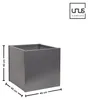 UNUS Deko Pflanzkübel quadratisch 40x40x40cm anthrazit Produktbild-Vorschau 7