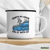 Huuraa Emaille Tasse Genitiv ins Wasser Dativ ist 300ml Produktbild-Vorschau 3