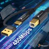 CAVO USB PER STAMPANTE 2M, SCANNER 2-IN-1, USB-A, USB-B, Anteprima dell’immagine prodotto 6