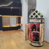 Bar z drewnianej beczki z oświetleniem LED RGB i półką na Podgląd zdjęcia produktu 6