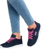 Skechers Graceful - Get Connected - Navy / Pink Polyester Podgląd zdjęcia produktu 7