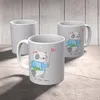 Mr. & Mrs. Panda cappuccinotasse Reiseleiterin Herz - Grau Produktbild-Vorschau 5