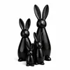 Keramik Hase stehend 12,5cm – Moderne Osterdekoration, Produktbild-Vorschau 1